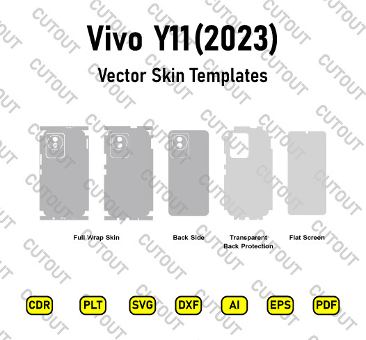 Vivo Y11 2023 Vector Skin Cut Files