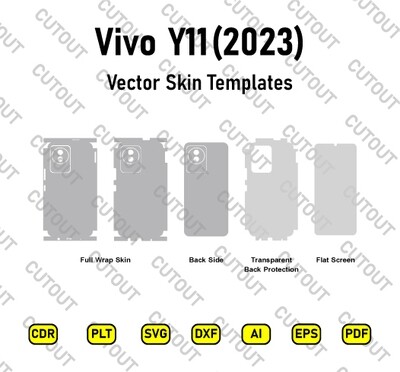 Archivos de corte de piel vectorial Vivo Y11 2023