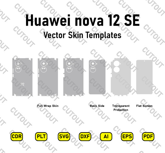Huawei nova 12 SE Vector Skin Cut Files