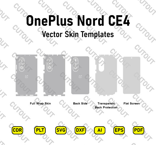 OnePlus Nord CE4 Vector Skin Cut Files