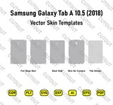 ​Archivos de corte de piel vectorial para Samsung Galaxy Tab A 10.5 2018