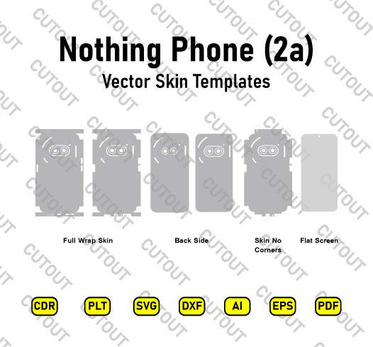 Nothing Phone (2a) Vector Skin Cut Files
