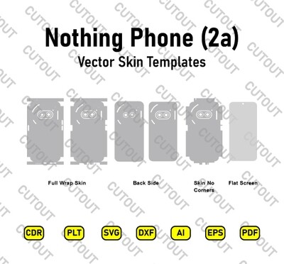 Nothing Phone (2a) Vector Skin Cut Files