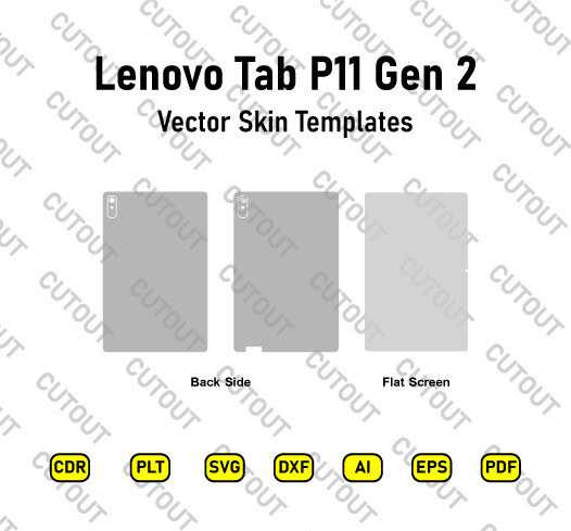 Lenovo Tab P11 Gen 2 11.5 inch Vector Skin Cut Files