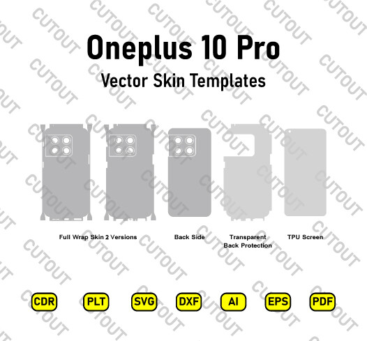 Oneplus 10 Pro Vector Skin Cut Files