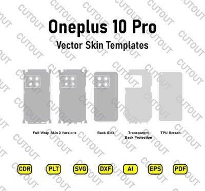 Oneplus 10 Pro Vector Skin Cut Files
