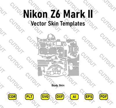 Nikon Z6 Mark II Vector Skin Cut Files