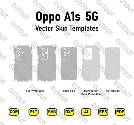 Oppo A1s 5G Vector Skin Cut Files
