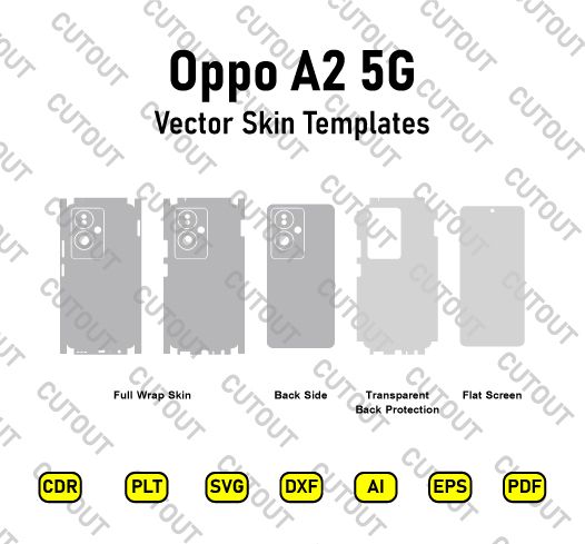 Oppo A2 5G Vector Skin Cut Files