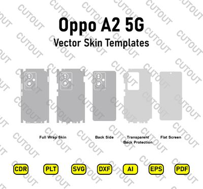 Oppo A2 5G Vector Skin Cut Files