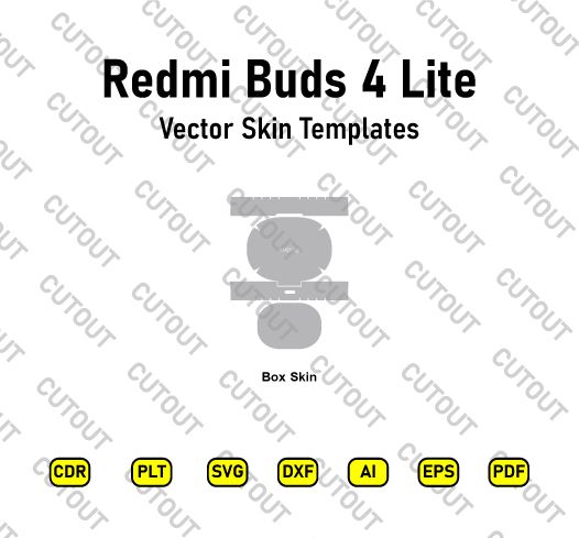 Redmi Buds 4 Lite Vector Skin Cut Files