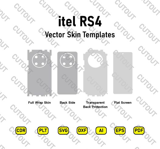 Itel RS4 Vector Skin Cut Files