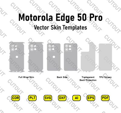 Motorola Edge 50 Pro Vector Skin Cut Files
