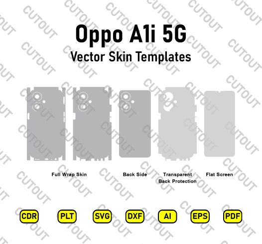 Oppo A1i 5G Vector Skin Cut Files