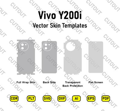 Vivo Y200i Vector Skin Cut Files