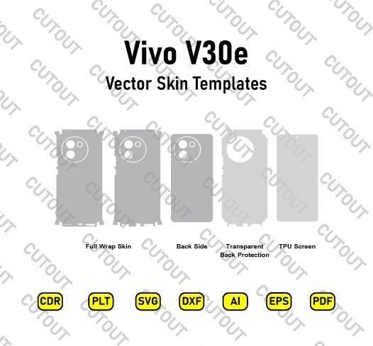 Vivo V30e Vector Skin Cut Files