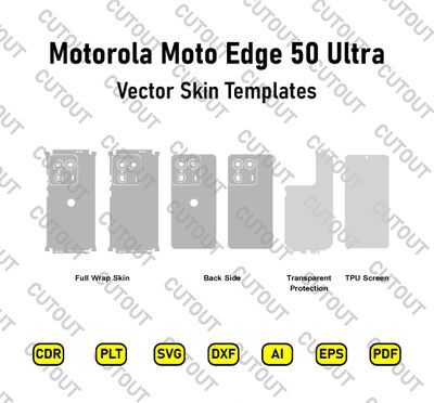 Motorola Moto Edge 50 Ultra Vector Skin Cut Files