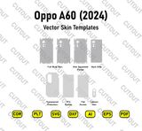 ​Archivos de corte de piel vectorial de Oppo A60 (2024)