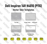 ​Archivos de corte de apariencia vectorial Dell Inspiron 14R N4010 (P11G)