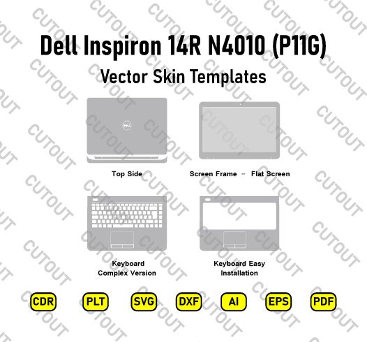 Dell Inspiron 14R N4010 (P11G) Vector Skin Cut Files