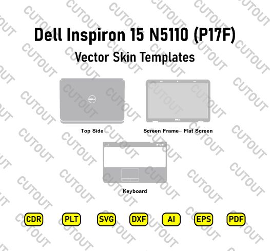 Dell Inspiron 15 N5110 (P17F) Vector Skin Cut Files