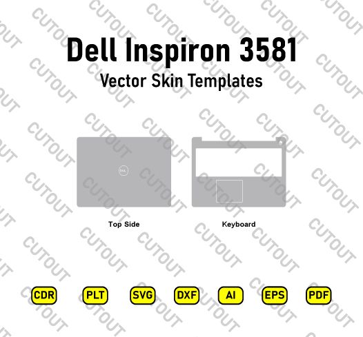 Dell Inspiron 3581 Vector Skin Cut Files