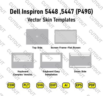 ​Dell Inspiron 5447, 5448 (P49G) Vector Skin Cut-Dateien