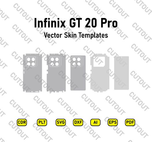 Infinix GT 20 Pro Vector Skin Cut Files