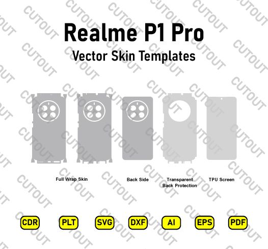 Realme P1 Pro Vector Skin Cut Files