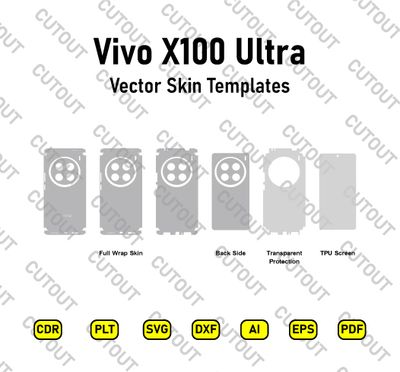 Vivo X100 Ultra Vector Skin Cut Files