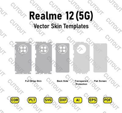 Realme 12 5G Vector Skin Cut Files