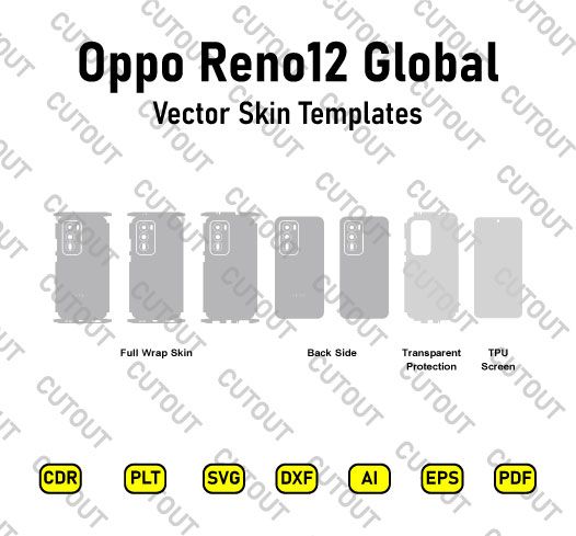 Oppo Reno12 Global Vector Skin Cut Files