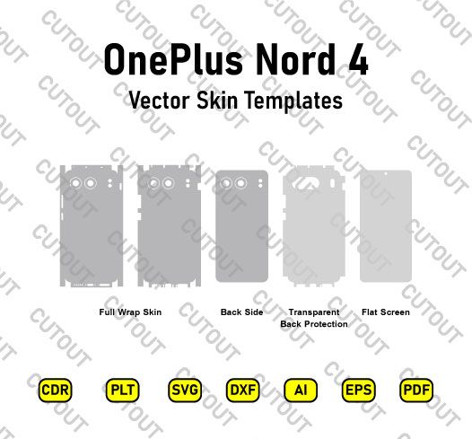 OnePlus Nord 4 Vector Skin Cut Files
