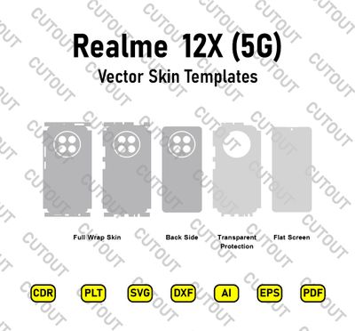 Realme 12X 5G Vector Skin Cut Files
