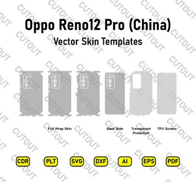 Oppo Reno12 Pro (China) Vector Skin Cut Files