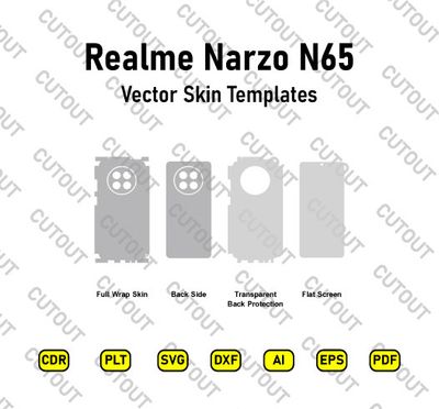 Realme Narzo N65 Vector Skin Cut Files