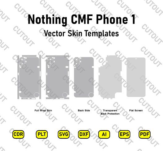 Nothing CMF Phone 1 Vector Skin Cut Files