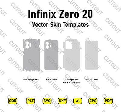 Infinix Zero 20 X6821 Vector Skin Cut Files