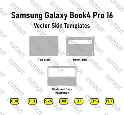 Samsung Galaxy Book4 Pro 16 Vector Skin Cut Files