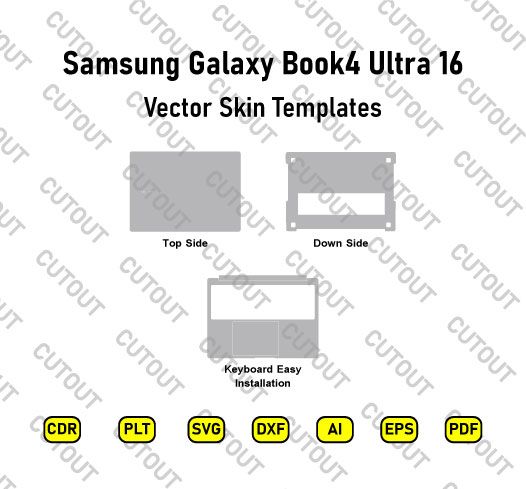 Samsung Galaxy Book4 Ultra 16 Vector Skin Cut Files