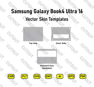Samsung Galaxy Book4 Ultra 16 Vector Skin Cut Files