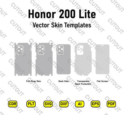 Honor 200 Lite Vector Skin Cut Files