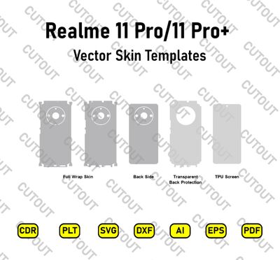Realme 11 Pro /Realme 11 Pro+ Vector Skin Cut Files