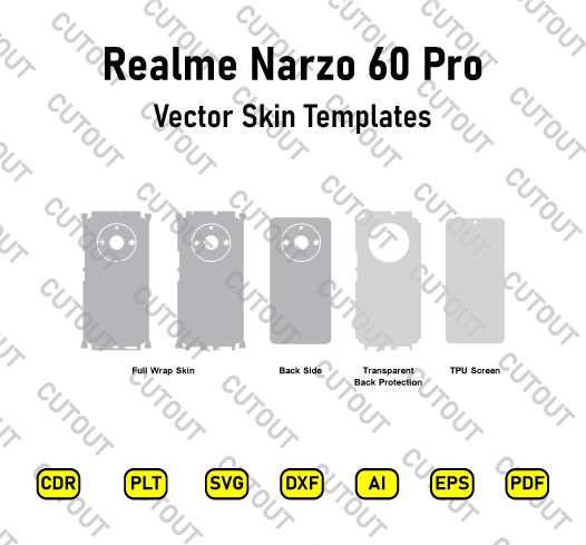 Realme Narzo 60 Pro Vector Skin Cut Files
