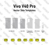 Vivo V40 Pro Vector Skin Cut Files