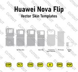 Huawei Nova Flip Vector Skin Cut Files