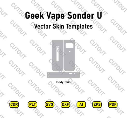 Geek Vape Sonder U Vector Skin Cut Files