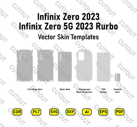 Infinix Zero 2023-Zero 5G 2023 Rurbo Vector Skin Cut Files