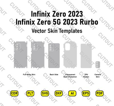 Infinix Zero 2023-Zero 5G 2023 Rurbo Vector Skin Cut Files