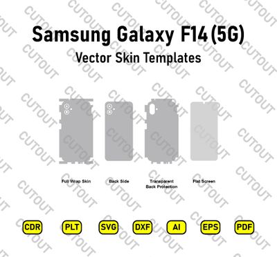 Samsung Galaxy F14 5G Vector Skin Cut Files